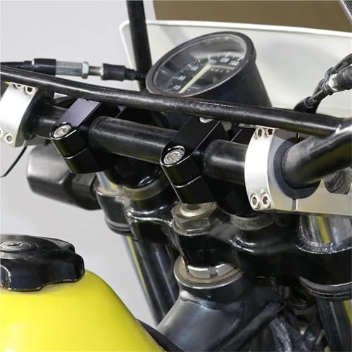 Elevadores manillar 22 mm de aluminio negro con acabado offset para CB1000R 2