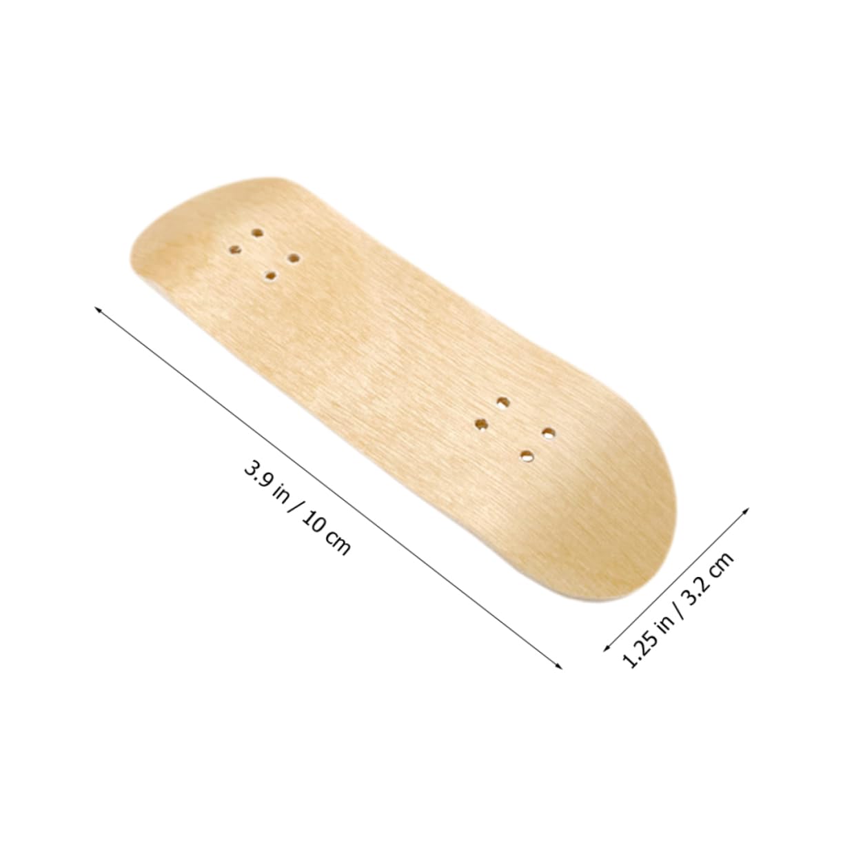 CIYODO 2Pcs Mini Wood Finger Skateboard Decks Replacement Skateboards Parts for Accessories Smooth Surface for Enhanced Play Experience Present for