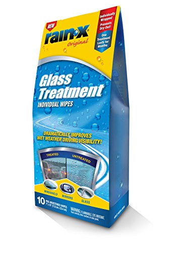 Rain-X 630021-6PK Original Glass Treatment Wipes - 10 Count (Pack of 6)