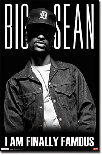 New Arrive Fashion Custom Poster Big Sean Home Wall Decoration Dormitory Wall Art Sticker Printed Poster 20"x30"