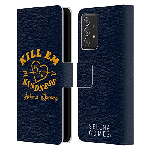 Funda de cuero Galaxy A52 de tipo libro con tapa magnetica y tarjetero para telefono