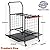 Kingarage Garden Tool Organizer, Garden Tool Storage on Wheels, Tool Tower Garage Storage, Long Handle Tool Storage for Shed, Garage, Garden Steel, Black