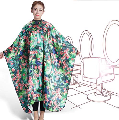 RMI Top Grade Spring Flowers Bloom Salon Cape Barber Cloth Salon Barbers Hairdressing Hair Cutting Coloring Cape