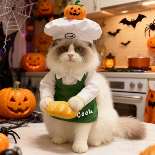 Disfraz de Chef para Perros y Gatos Talla B2 miniatura 5