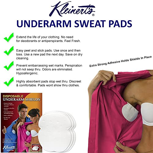 PAYSAR Underarms Sweat Pads Disposable Highly Absorbent Sweat Pads Cotton Anti Allergic, Anti Bacteria, Anti Smell for Men and Women (Pack of 20) - Image 4
