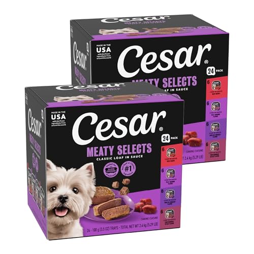 Cesar Classic Loaf in Sauce Wet Dog Food, Beef...