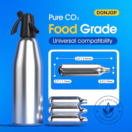 30 Pack 8G CO2 Cartridges,CO2 8G Soda Cartridges for Soda Maker Food Grade Seltzer Water Cartridges Non-Threaded Soda Chargers Compatible With Soda Siphons,Food Grade CO2 Cartridges - Thumbnail 4