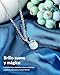 Imagen de Rebundex Piedra Luna Colgante Regalos Originales para Mujer Joven Ideas de Regalos para Mujer Cumpleaños Collar Piedras para Amiga Novia Hija Hermanas Nieta Madre Esposa