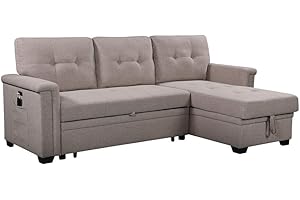 84" Convertible Sectional Sofa L-Shape Sleeper Couch: The Ultimate Space-Saving Solution