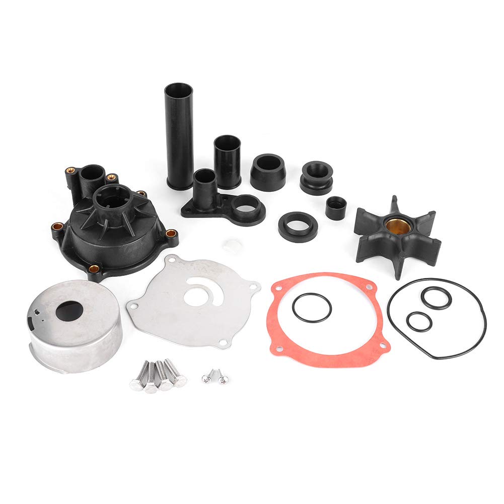 Kit Girante Pompa Acqua di Ricambio per Parti di Riparazione Motore Fuoribordo/Nylon Resistente e Neoprene, Include 11 Componenti