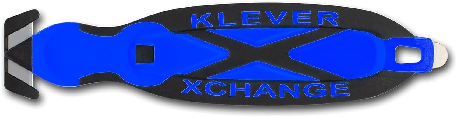 X-Change, KCJ-XC-B, Safety Cutter, 6-1/2 in., Black/Blue