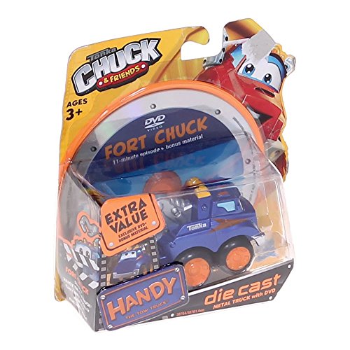 Tonka Chuck & Friends Handy the Tow Truck & DVD - Die Cast Metal Truck