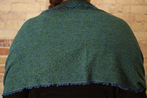 Biddy Murphy Irish Warm & Soft Lambswool Pashmina Shawl & Wrap for Women, Oversized Warm & Cozy Ruana, Made in Ireland3