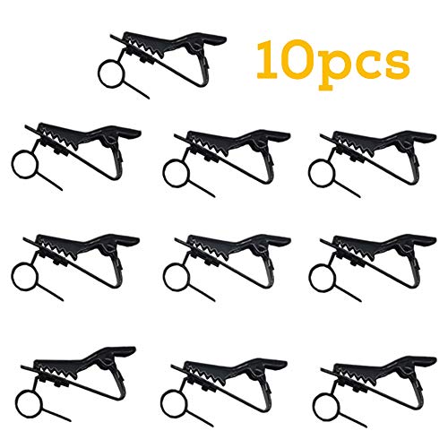 BAISDY 10PCS Lapel Microphone Clip Replacement Kit for Lavalier Lapel Microphone, 7.5mm