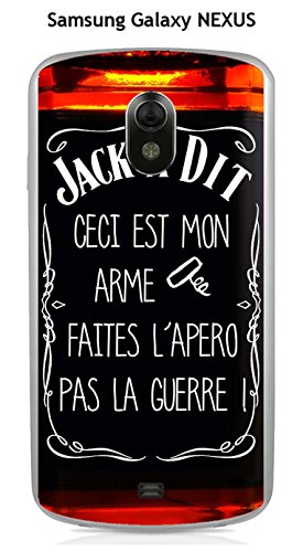 Coque Samsung Nexus design Jack à Dit faites l'apero