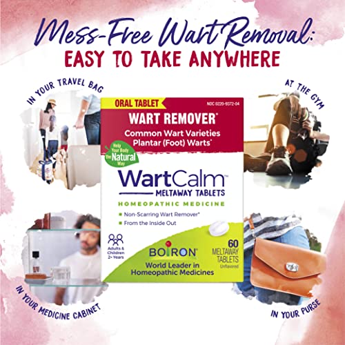 Boiron WartCalm for Painless Wart Removal on Hands, Knees, Plantar (Feet), and Other Bodily Warts for Adults & Children Ages 2+ - 60 Count - image 5