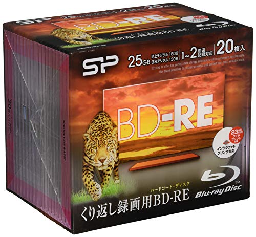 (未使用･未開封品)　シリコンパワー 1回録画用 ブルーレイディスク BD-R 25GB 1-4倍速 ホワイトワイドプリンタブル 50枚スピンドル SPBDRV25PWB50S bt0tq1u Amazon.co.jp: SP Silicon Power シリコンパワー 1回録画用