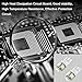 cciyu License Plate Light, T10 W5W Wedge 168 194 LED Bulb for Interior Dome Map lights Courtesy Light 6000K Xenon W hite,6Pack