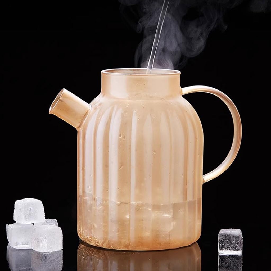 Bollitore per acqua fredda Bollitore freddo Bollitore in vetro Teiera domestica di grande capacità Succo di ghiaccio estivo Bollitore per acqua Bollitore per acqua