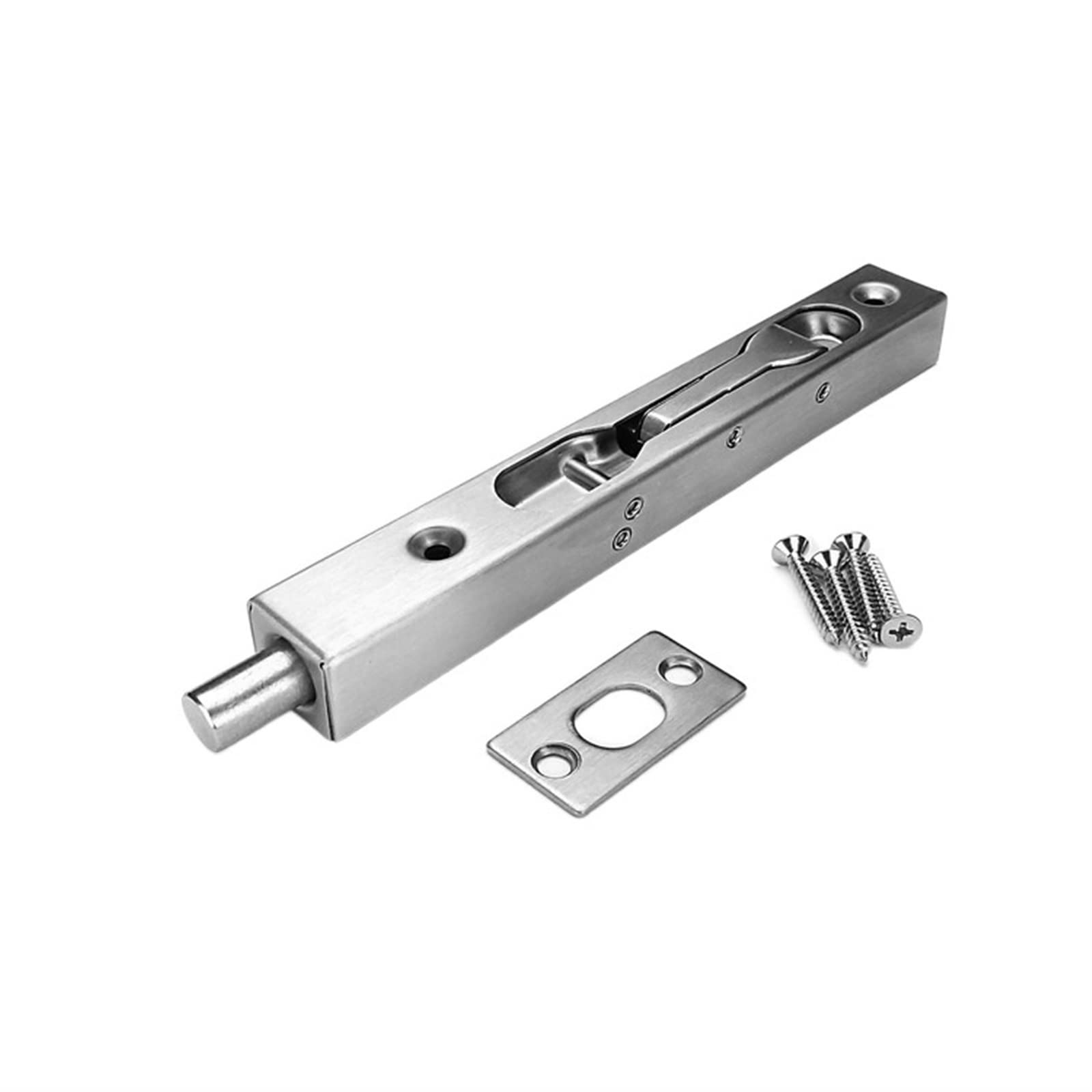 SFJSFIMQ Latch Lock Stainless Steel Door Bolt Lock Door Latch Locks Door Slide Bolt Lock Lever Action Flush Latch Bolt