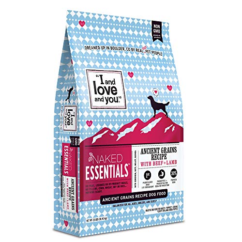 "I and love and you" Naked Essentials Dry Dog Food - Ancient Grains Kibble, Beef + Lamb, 23-Pound Bag "I and love and you" Naked Essentials Dry Dog Food - Ancient Grains Kibble, Beef + Lamb, 23-Pound Bag