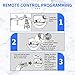893MAX Garage Door Opener Remote, for LiftMaster/Chamberlain/Craftsman Garage Door Opener, Universal Garage Door Opener Remote Replaces 893LM G953EV-P2 890MAX （10 Pack）
