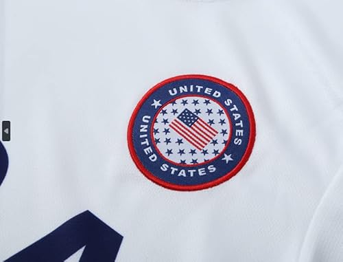 Team Usa United States Sports Soccer Football Basketball Boys Kids Youth Jersey Shirt Kit Set (Size-28 (10-11 Years)) #TOP4