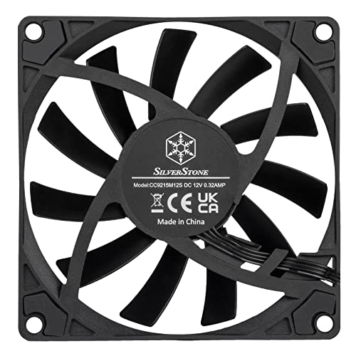 Image of Silverstone Technology Air Slimmer 90 Enhanced Performance 92mm Slim Fan with PWM, SST-AS90B