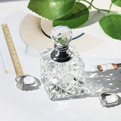 Botella de perfume recargable tallada cúbico el regalo decorativo ideal 6