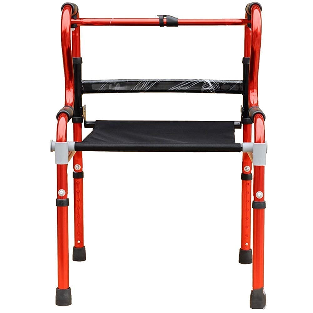Składany chodzik Rollator Stop aluminium, pomoc w chodzeniu, kule dla osób niepełnosprawnych, sprzęt pomocniczy dla osób starszych Lekki interesting