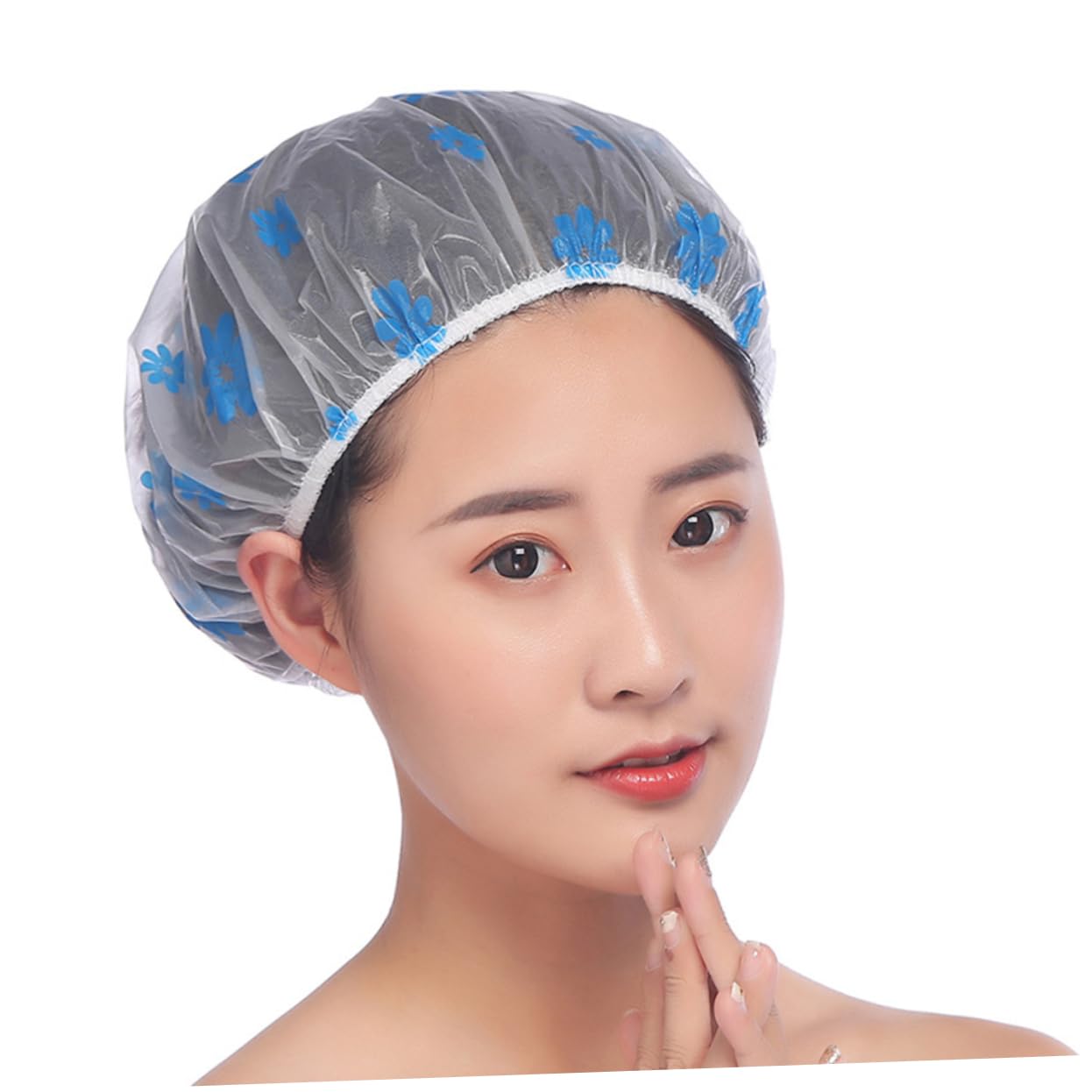 40stücke Wasserdichte Duschhaube Aus Kunststoff Stylische Badekappen Für Damen Für Dusche Spa Und Salon Wiederverwendbar Und Bequem Schutz Für Lange Haare