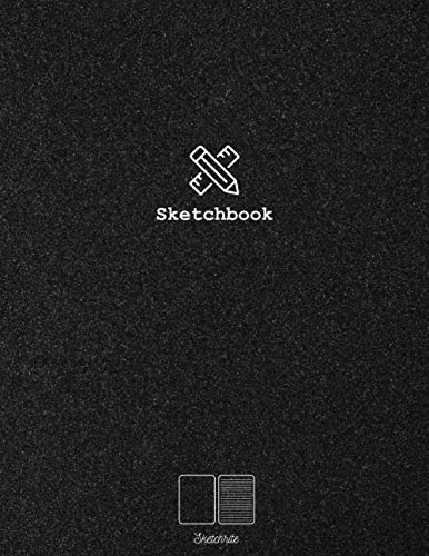 Dual Design Half Blank Alternating Half College Ruled Creative Sketchbook with Lined and Blank Pages for Drawing and Writing Journal Notebook: Dual Notebook with Sketchbook