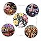 BAPPKON 100 Stück Pokerchips, Jetons Chips mit Nennwert - Casino Chips und Aufbewahrungsbox , Professionelle 40 mm Chips für Texas Hold’em, Blackjack und Game Nights