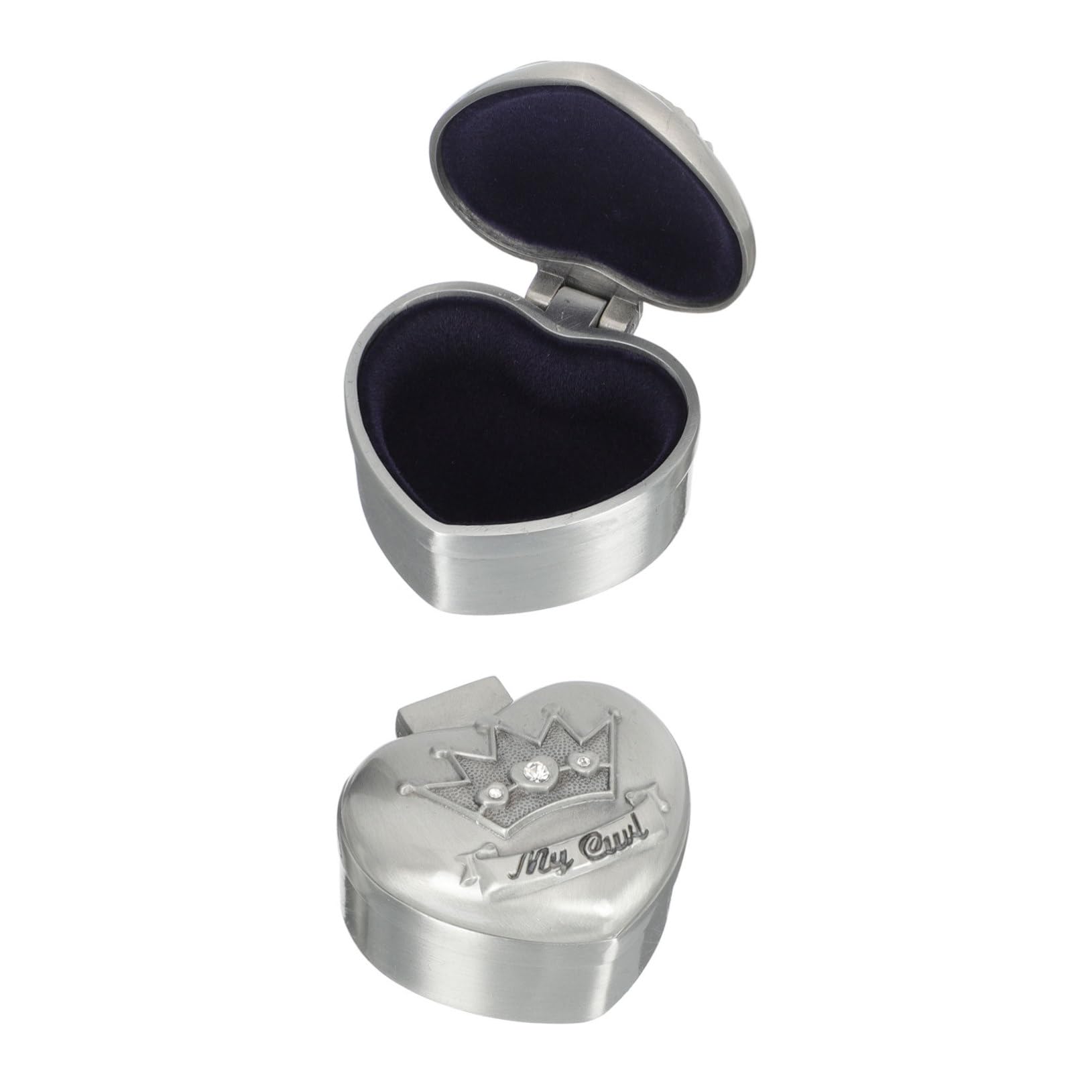 Toddmomy 2pcs Box Blue Keeper Teeth Saver for Tooth Storage Holder Keepsake Born Container Deciduous present Boxes for Silver Zinc Alloy