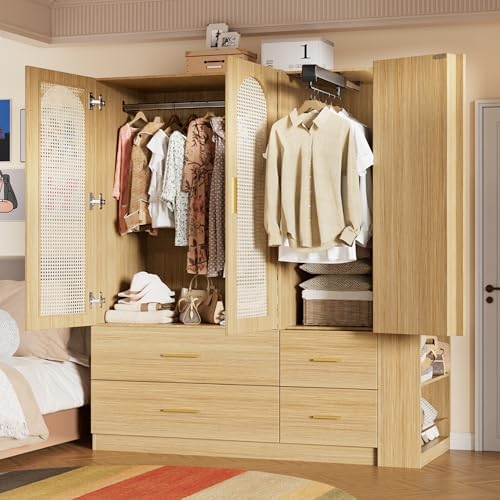 PAKASEPT 3 Doors Armoire Wardrobe C...