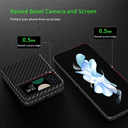 Memumi ASC221171X Real Carbon Fiber Case For Samsung Galaxy Z Flip 4 thumb #3