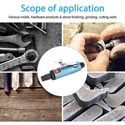 Pneumatic Grinder Air Die Grinder Pneumatic Grinding Tools At-7032B Aluminum Alloy 23000Rpm For Mold Hardware Trimming Grinding Cutting #TOP2