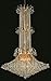 Elegant Lighting Value Toureg Collection Chandelier D:44in H:72in Lt:20 Gold Finish (Swarovski Elements Crystals) Gold