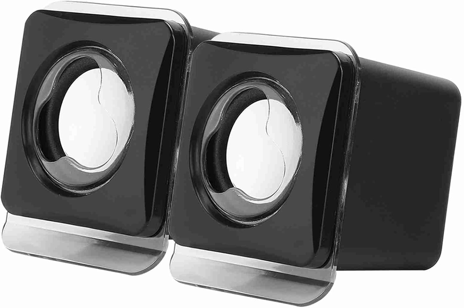 fosa1 Computer Speakers for Desktop PC Laptop, USB 2.0 Mini Wired Combination Speaker Stereo Clear Speaker System with Volume Control - Image 9