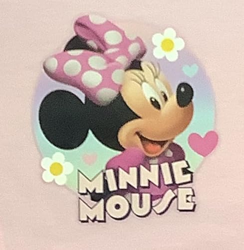 Disney Minnie Mouse, Girls 2 Piece Pyjamas Set Featuring Minnie Mouse 100% Cute and Sweet, Pink/Blue, Age 3-4 Years - Image 4