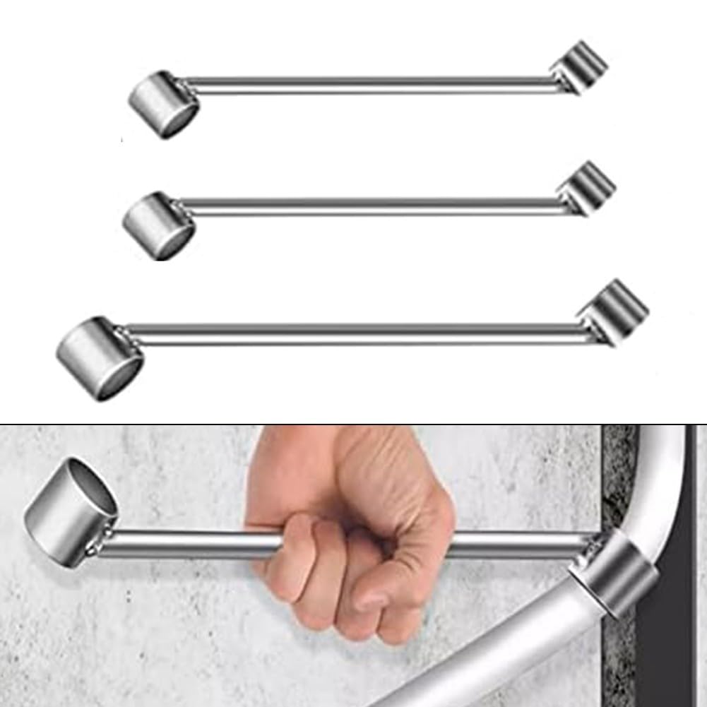 Esta dobladora de Tubos Manual con Resorte y Alambre es una Herramienta para Doblar Tubos de conductos de Agua de 16 mm a 32 mm, Equipo de fontanería metálica para Trabajos de construcción y