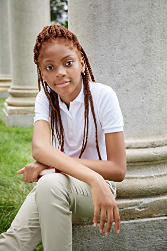 Image of French Toast Girls' Short Sleeve Stretch Pique Polo Shirt