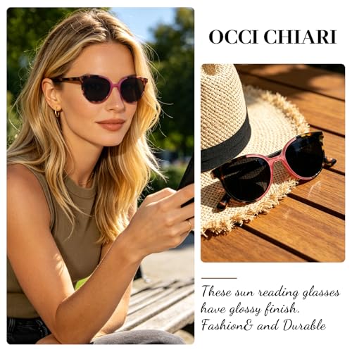 Image of OCCI CHIARI Narrow Reading Glasses Women Colorfull Cute Readers for Petite Face
