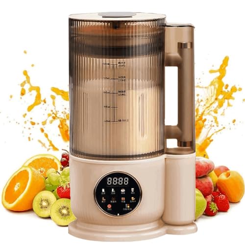 Fabricante De Leche Vegetal De 1,5L – Máquina De Leche De Soja con 12 Lâminas, Cúpula Insonorizada, Temporizador De 24h, Función De Mantener Caliente Y Revestimiento Cerámico Antiadherente White