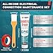 LUXFINISH Dielectric Grease Kit | Prevents Corrosion & Short Circuits | Waterproof Insulator for Automotive Battery, Spark Plugs, Electrical Connections | High Temp Resistant, Non-Conductive (1oz)