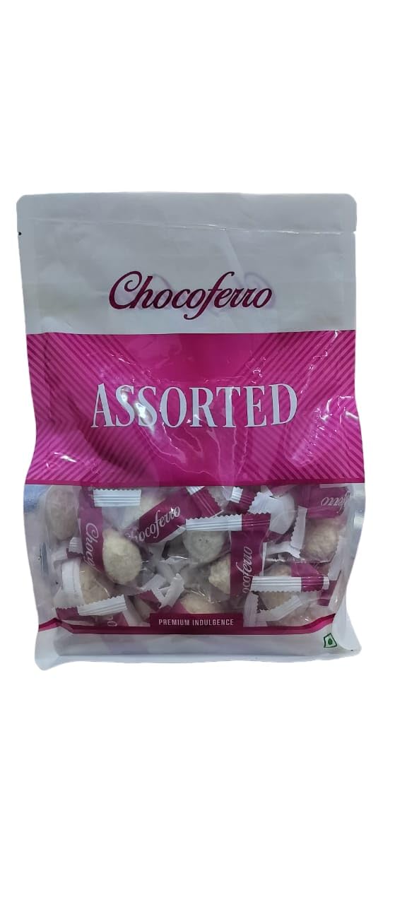 Chocoferro Assorted Milk Chocolate Crispy Coconut Premium 700gm