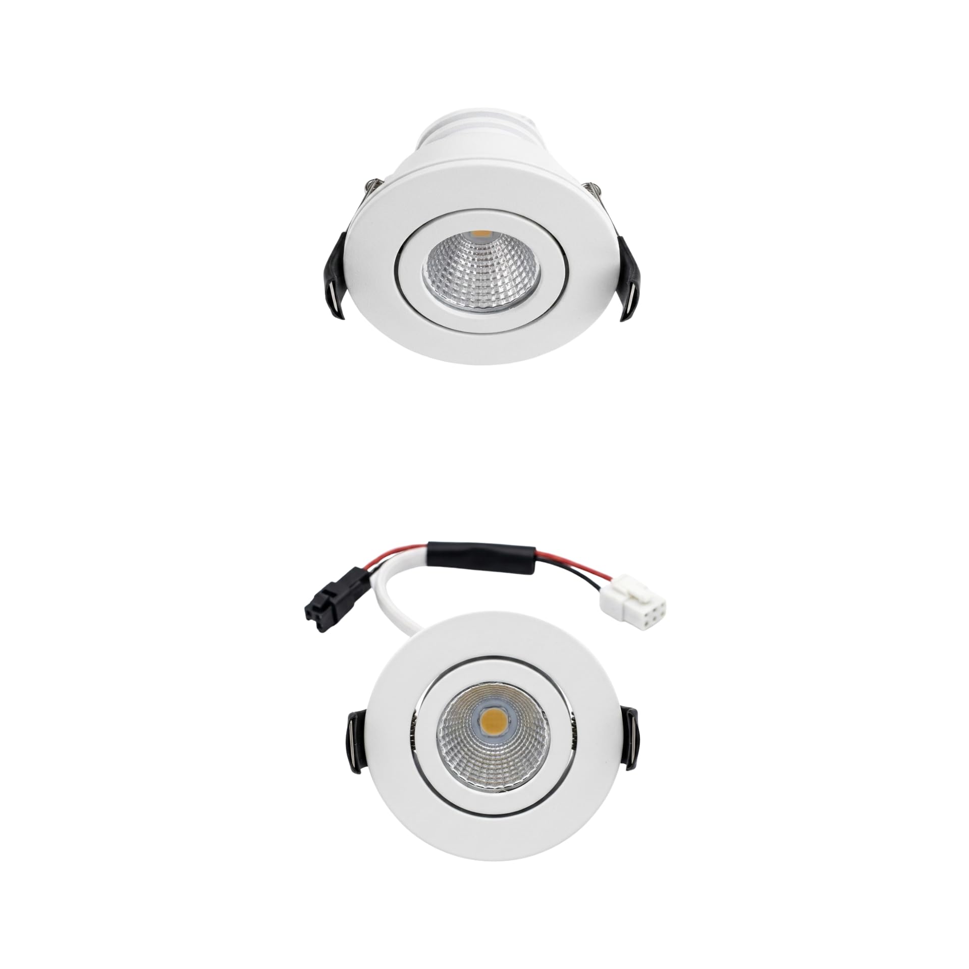 ABBA ALF 1092A Vertical Tiltable Round Down Lighter 5W COB LED | 4100K Natural White Recessed Spotlight | German Reflector | Pearl White Finish | CREE LED-image-10