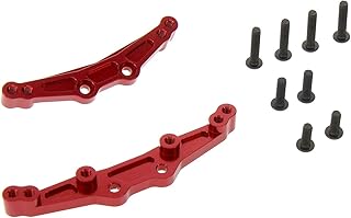 Atomik RC Alloy F/R Shock Tower Set, Red - TRX 8338