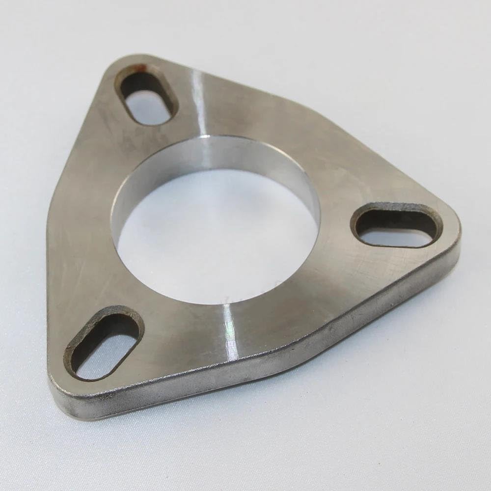gola della coda dell'auto Flangia In Acciaio Inossidabile 304 Universale 51mm Flangia Mobile Saldata A 3 Fori Utilizzata Per Tubi Di Scarico Delle Automobili