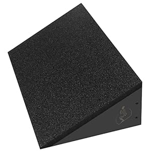 Slant Board Guy – Slant Board, Wooden Squat Board with Non-Slip Surface, Calf Stretcher Board, Perfect for Knees Over Toes, Patent Pending Design (Black)